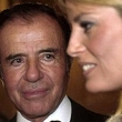 Menem habla por primera vez de su separacin legal con Bolocco