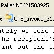 Falsos correos electrnicos de UPS distribuyen el troyano Agent.JEN