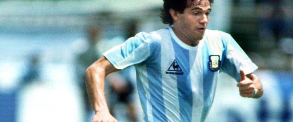 Jorge Burruchaga en el Mundial de 1986