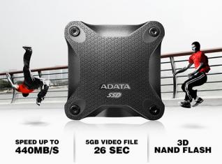 ADATA presenta el disco externo SSD 3D NAND SD600