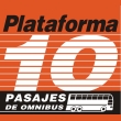 Plataforma10.com lanz la venta de pasajes de omnibus por Internet