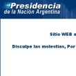 Hacker ataca sitio oficial de la Presidencia de la Nacin Argentina