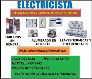  Electricista San Isidro Domicilio Full 991473178