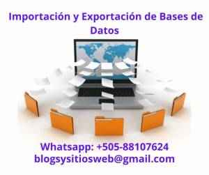 Importacin y Exportacion de Bases de Datos