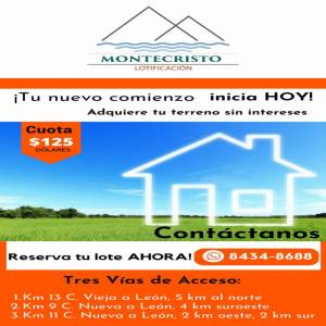 Montecristo Lotificacin Venta de Terrenos Plano