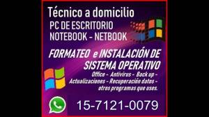 TECNICO DE PC A DOMICILIO EN FLORES