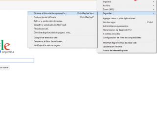 Cmo eliminar las cookies en Internet Explorer