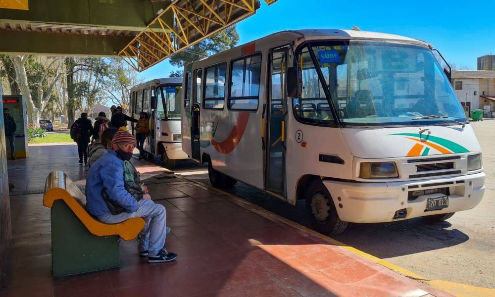 Línea urbana del transporte de pasajeros