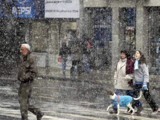 Un fin de semana muy fro y nevadas intensas en varias regiones