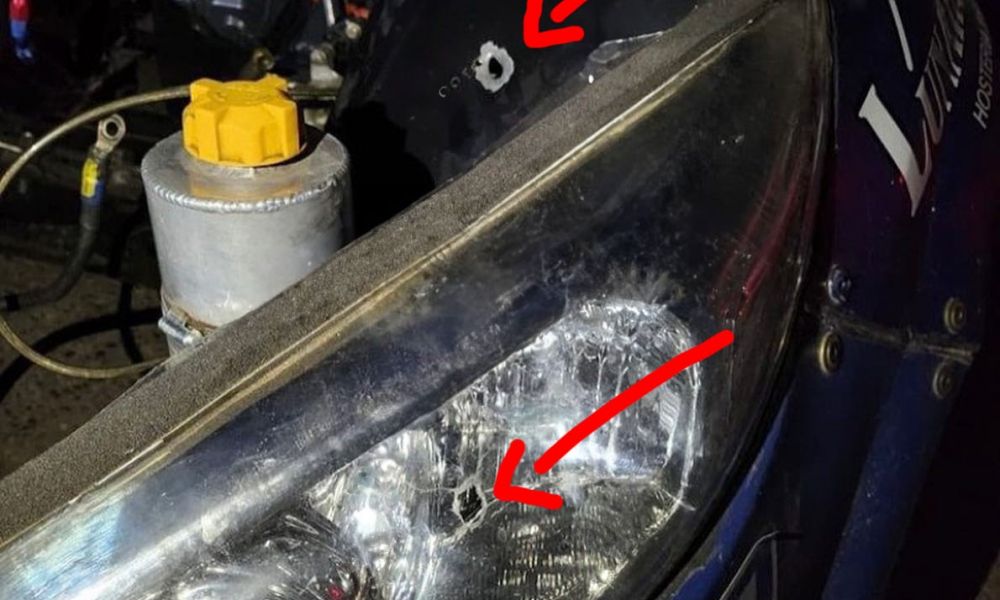 Le balearon el auto a Leonel Pernía