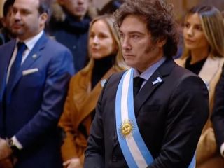 Javier Milei recibe crticas en su primer Tedeum