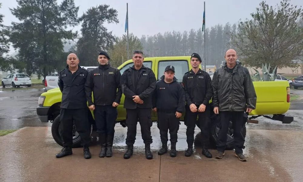 Presos restauraron un móvil de los bomberos