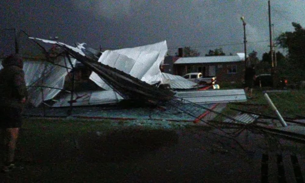 Tormenta devastadora en el centro bonaerense
