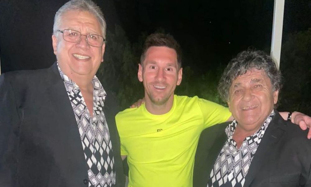 Messi junto a Los Palmeras