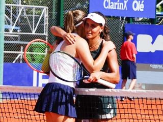 Julia Riera qued fuera del Argentina Open tras un duelo entre compatriotas