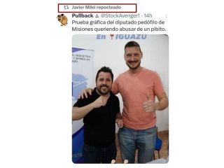 Repudio a Milei por publicacin insensible sobre pedofilia