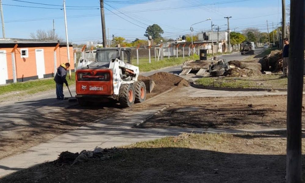 Bacheo en los Barrios José Hernández y Malvinas