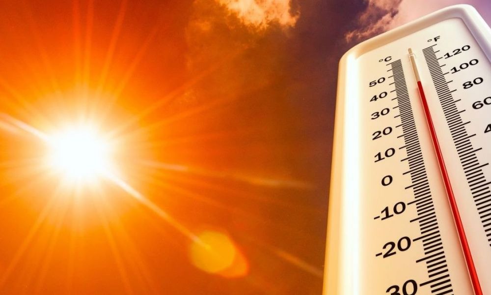 Calor por encima de lo normal