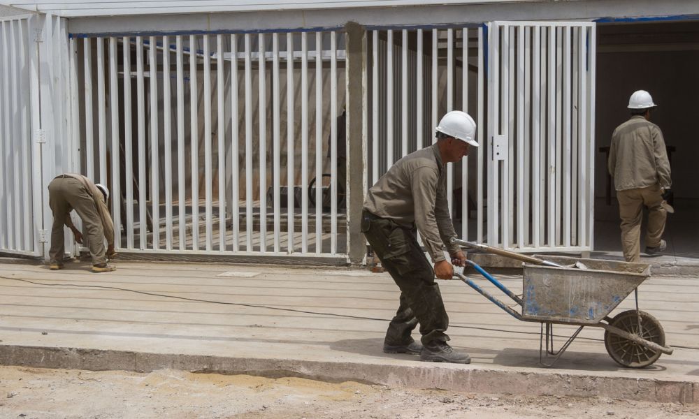 Katopodis recorrió las obras de la autopista