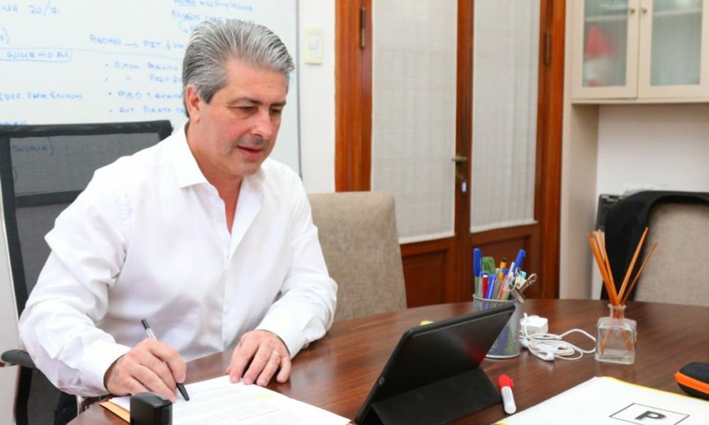 Javier Martínez en videoconferencia