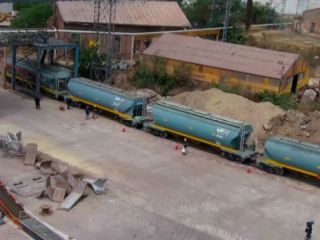Luego de 10 a�os volvi� el tren al Puerto de San Nicol�s