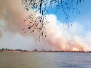 Humo del sbado por la tarde en Pergamino