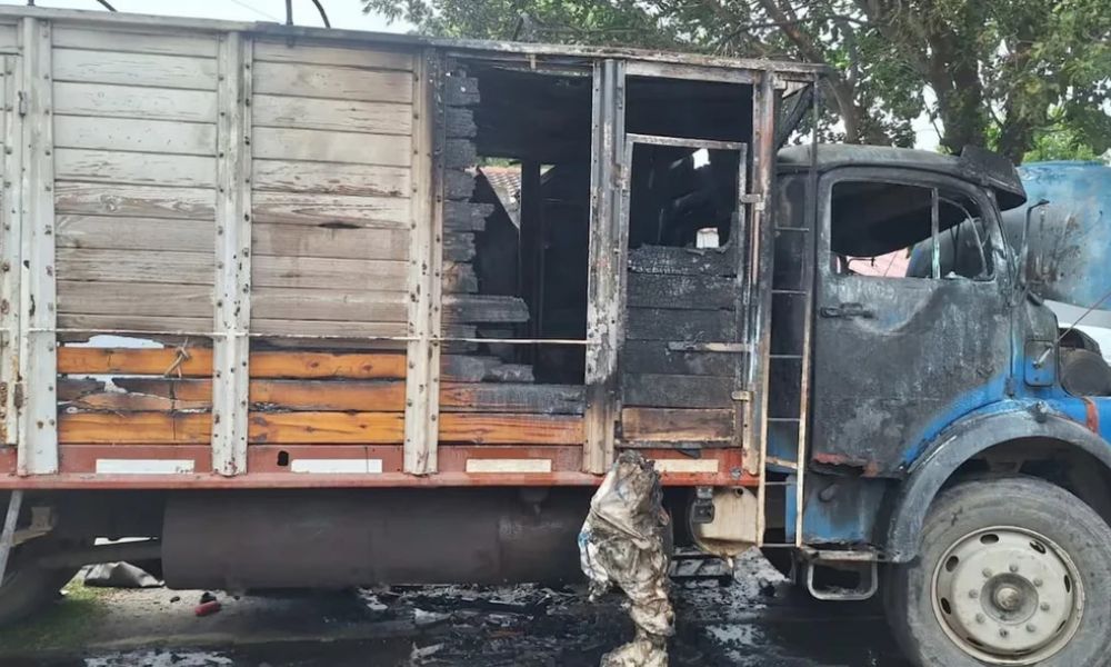 Un nene de 4 años murió tras el incendio de un camión