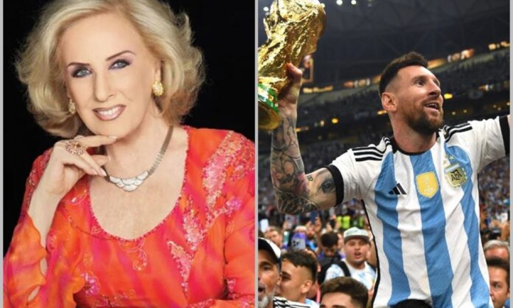 Mirtha Legrand y Lionel Messi