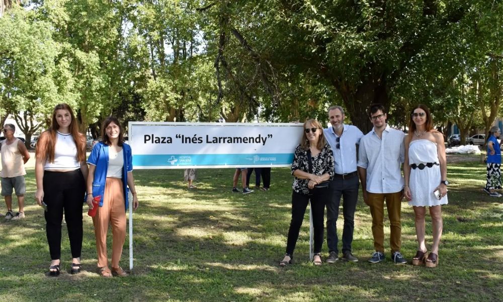 Inauguraron la Plaza Carla Lambri y nuevas postas de salud