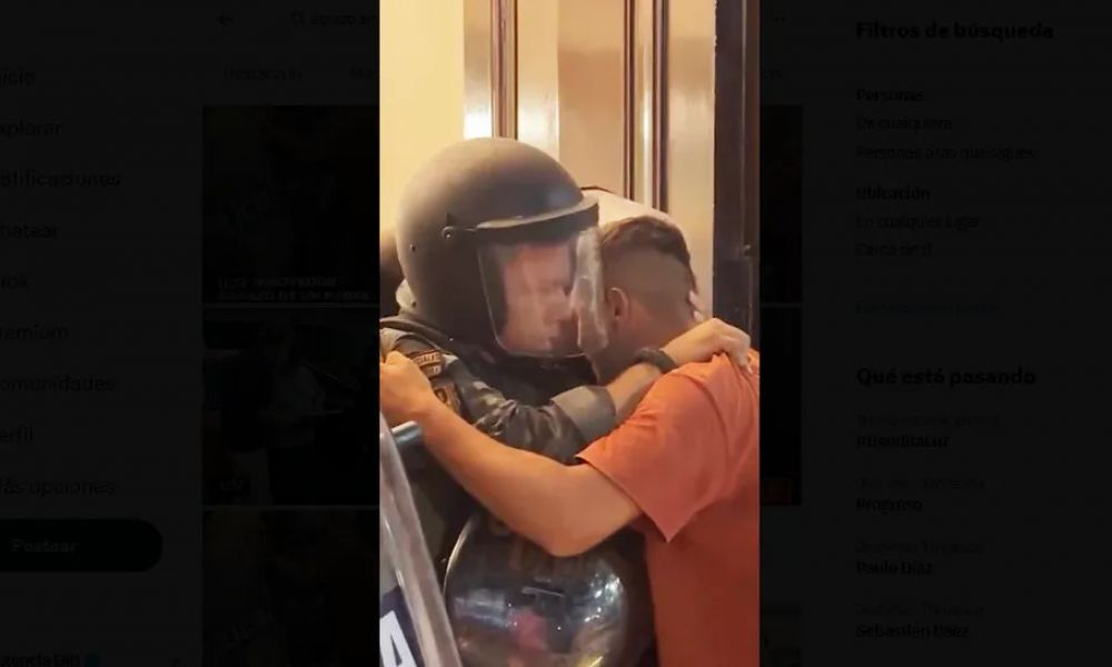 El abrazo que conmovió a Arrecifes