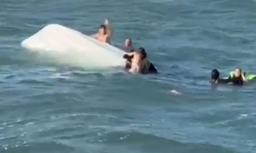 Rescatan a una familia argentina