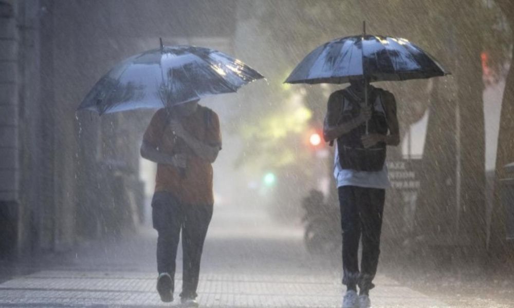 Alerta amarilla por tormentas, granizo y vientos