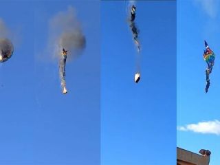 Tragedia en las alturas: Se incendi un globo aerosttico en Brasil y hay al menos ocho muertos