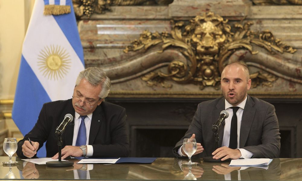 Alberto Fernández y Martín Guzmán