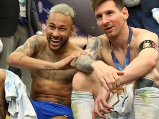 Messi y Neymar, un ejemplo para el ftbol