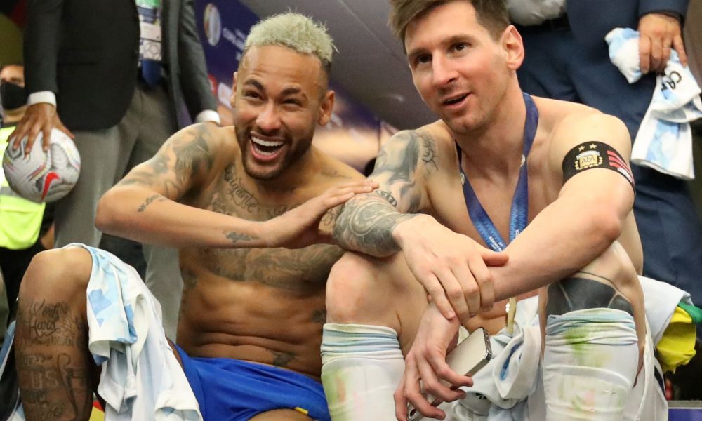 Neymar y Messi