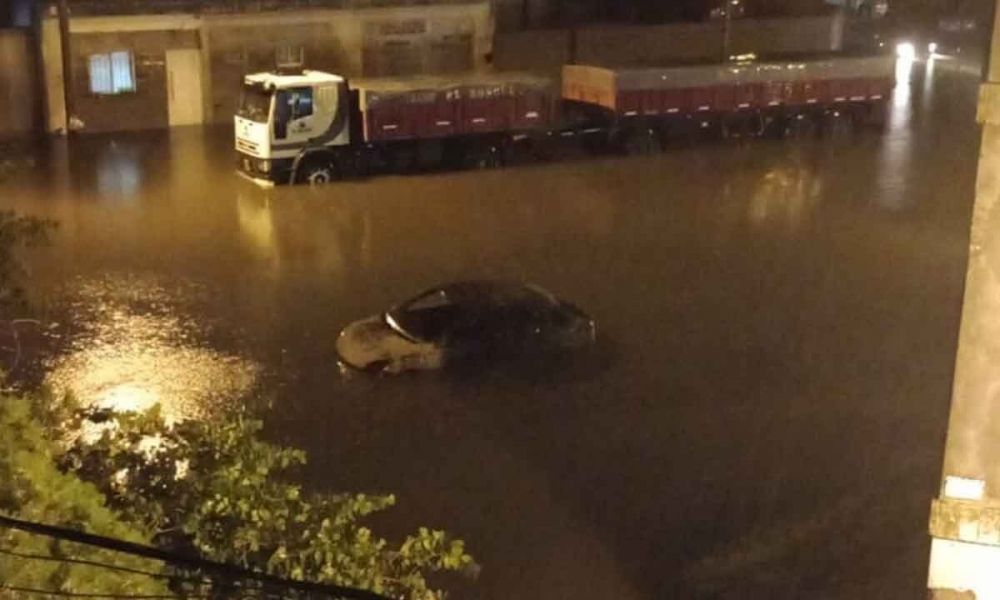 Temporal feroz en Olavarría