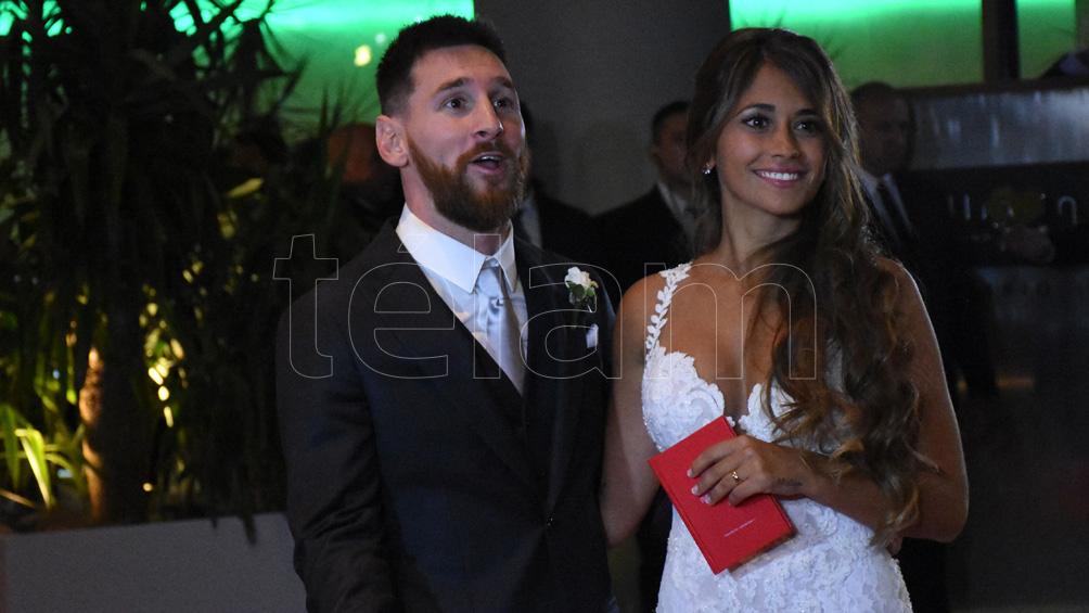 Messi y Antonela ya son marido y mujer