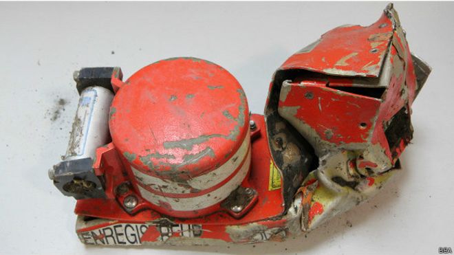 Una de las cajas negras del Airbus A320 de Germanwings