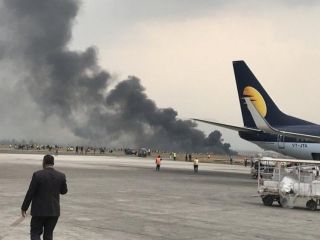 Se estrella un avin al aterrizar en Katmand