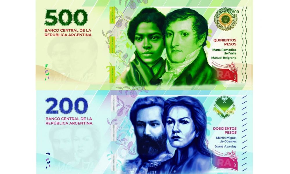 Los próceres y las heroínas de los nuevos billetes