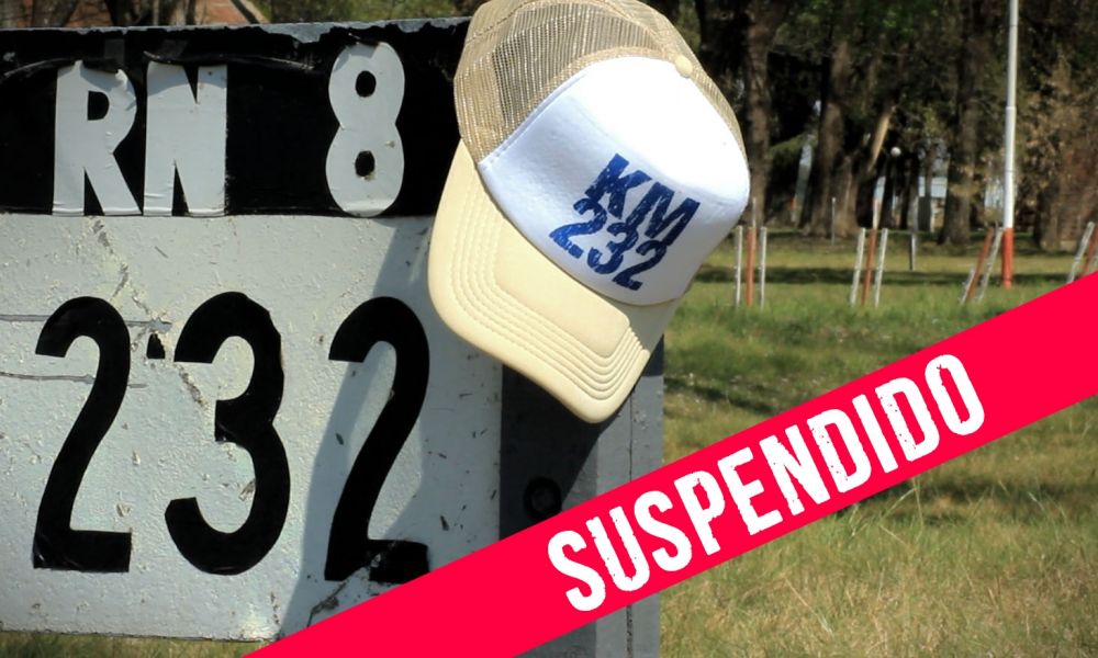 Suspendido por lluvia el megaevento solidario KM232