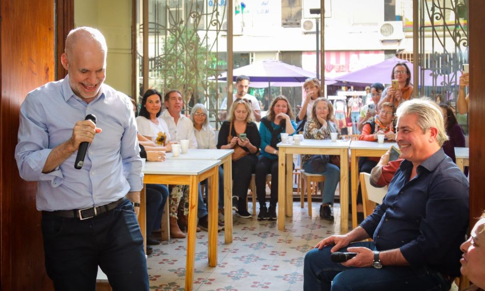 Rodríguez Larreta y Santilli en Pergamino