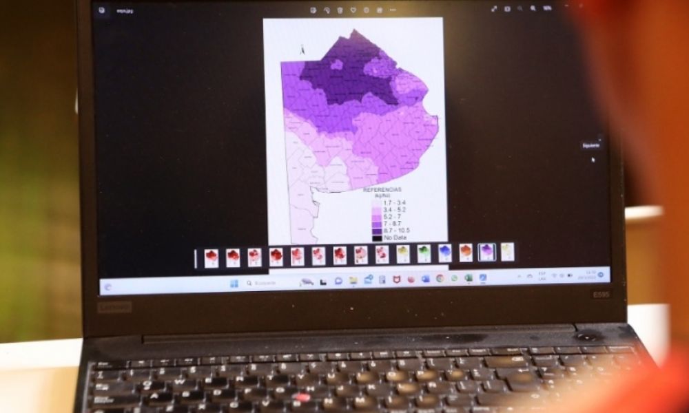 Mapas que muestran el impacto de agroquímicos en el suelo