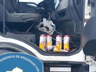 Cami�n fuera de control en la ruta 9: Alcoholemia positiva y secuestro del veh�culo