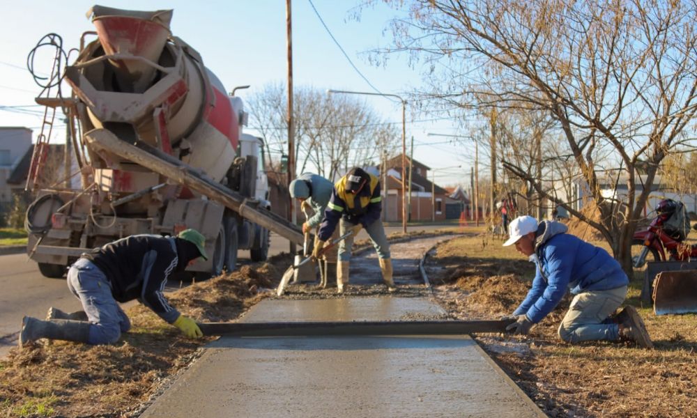 Se extiende el circuito aeróbico en Barrio Champagnat
