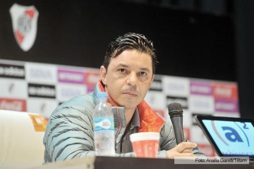 Marcelo Gallardo en conferencia