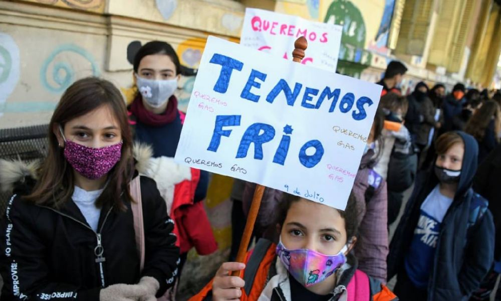 Falta de gas en las escuelas