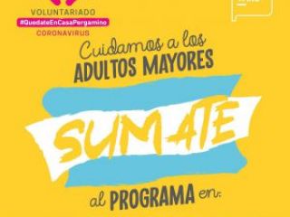 Coronavirus: Pergamino lanza un programa de Voluntariado para asistir a los adultos mayores