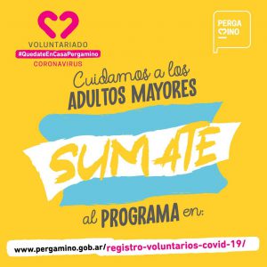 Coronavirus: Pergamino lanza un programa de Voluntariado